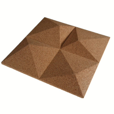 Lydabsorberende kork fliser til vegg og himling