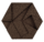 Hexagon aubergine