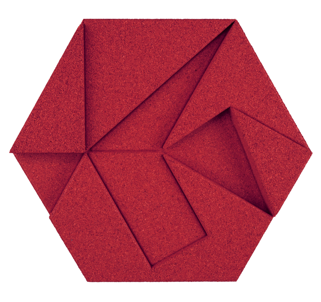 Hexagon red