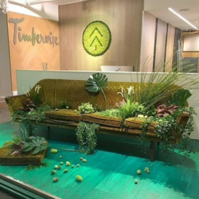 Mose logo på butikken til Skogr i Oslo