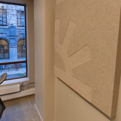 Akustikkpanel i lekker japandi stil