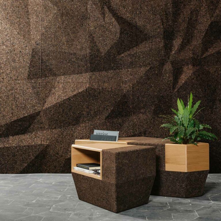 3D kork vegg | Unikt skulpturelt design | WALL-IT