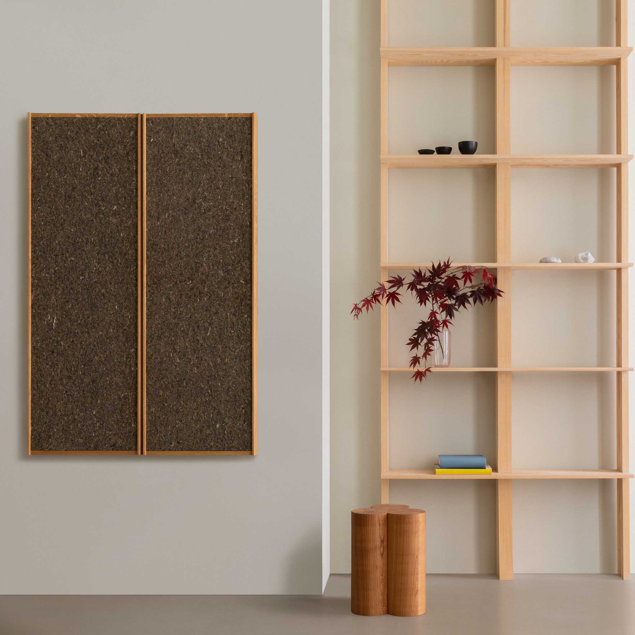 Lydabsorbenter i lekker treramme