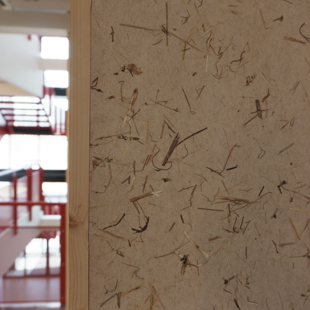 Biofilisk lyddempende interiør