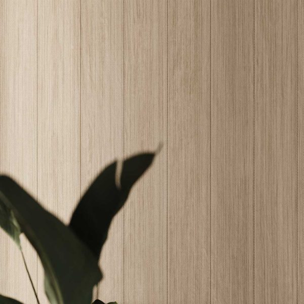 detaljbilde av mikroperforerte akustikkpanel i tre